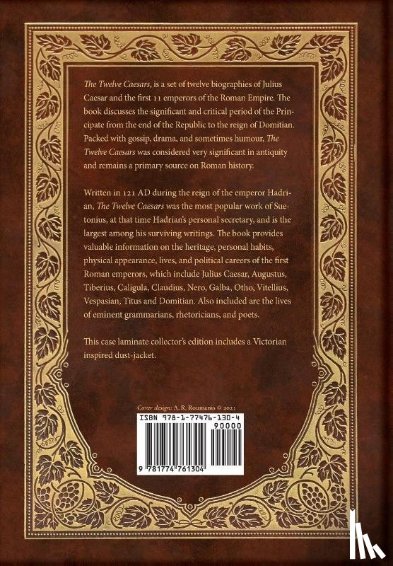 Suetonius - The Twelve Caesars (Royal Collector's Edition) (Annotated) (Case Laminate Hardcover with Jacket)