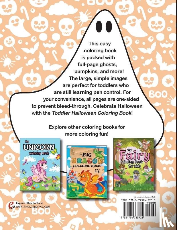 Engage Books (Activities) - Toddler Halloween Coloring Book