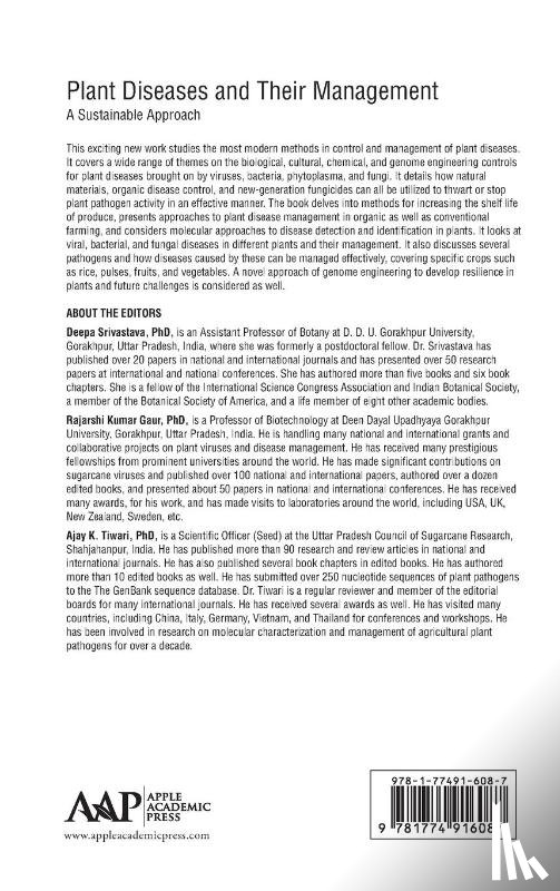  - Plant Diseases and Their Management