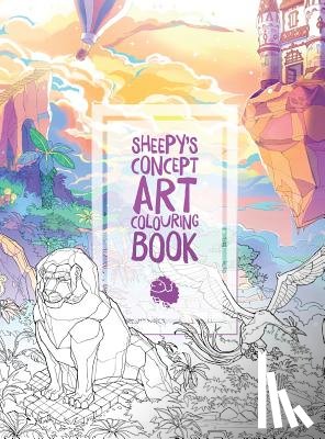 Sheepy - MrSuicideSheep's Concept Art Colouring Book