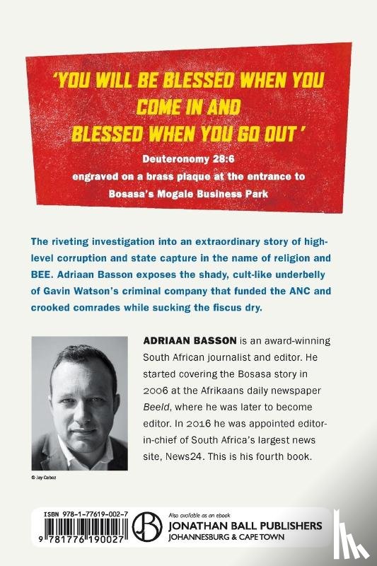 Basson, Adriaan - Blessed by Bosasa