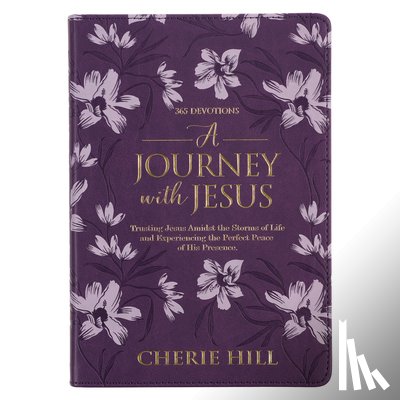 Christianart Gifts - A Journey with Jesus 365 Devotions for Women, Purple Floral Faux Leather Flexcover