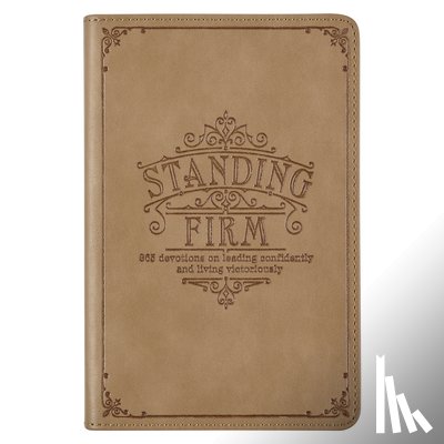 Christianart Gifts - Standing Firm Faux Leather Devotional
