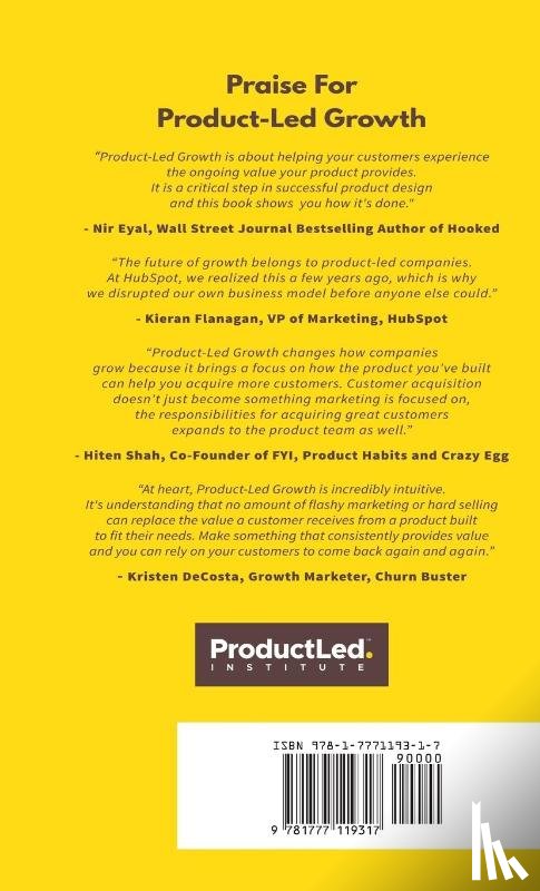 Wes, Bush - Product-Led Growth