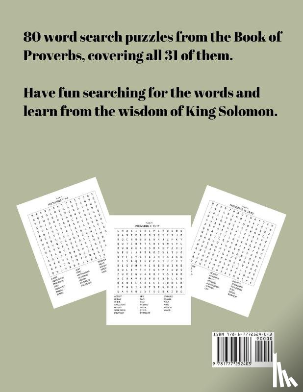 Wordsmith Publishing - Word Search Bible Puzzle
