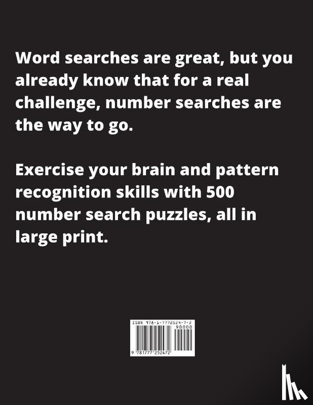 Wordsmith Publishing - The Giant Number Search Puzzle Book
