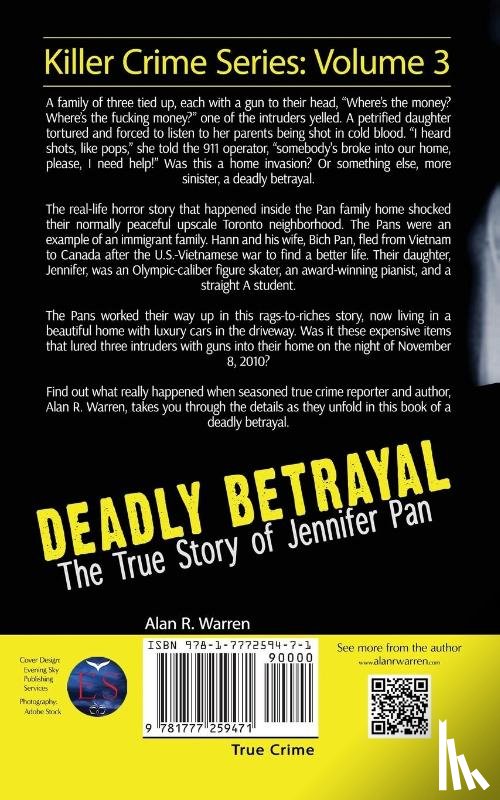 Warren, Alan R - Deadly Betrayal; The True Story of Jennifer Pan Daughter from Hell