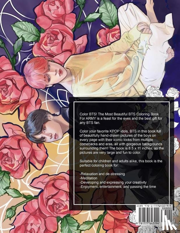 Print, Kpop-Ftw - Color BTS! The Most Beautiful BTS Coloring Book For ARMY