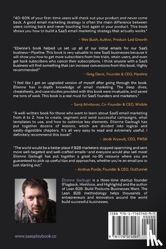 Garbugli, Étienne - The SaaS Email Marketing Playbook