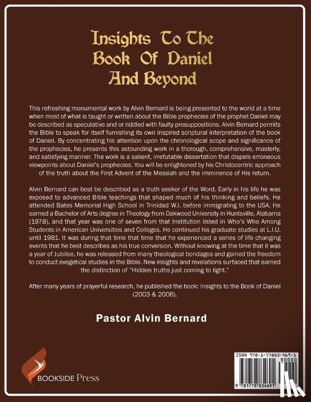 Bernard, Pastor Alvin - Insights to the Book of Daniel and Beyond