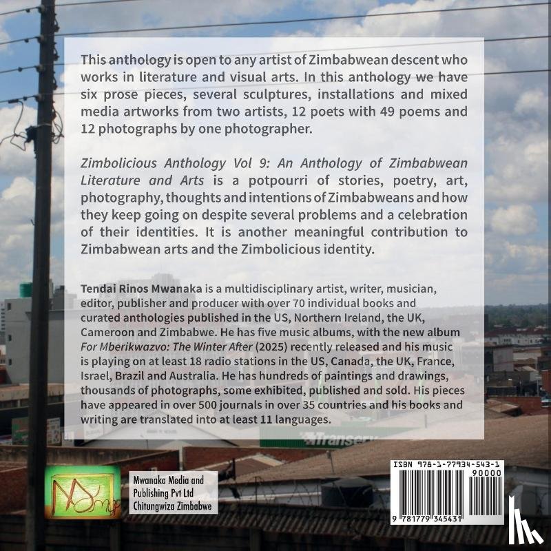Mwanaka, Tendai Rinos - Zimbolicious Anthology Volume 9