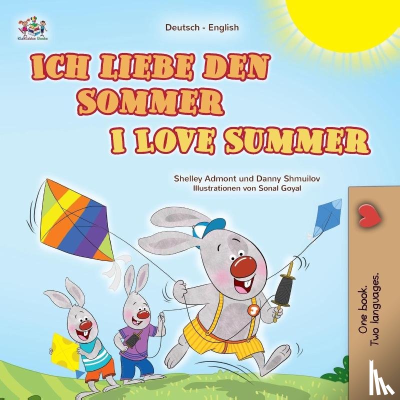 Admont, Shelley, Shmuilov, Danny, Books, Kidkiddos - I Love Summer (German English Bilingual Children's Book)