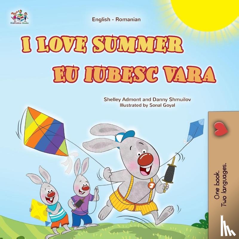 Admont, Shelley, Shmuilov, Danny, Books, Kidkiddos - I Love Summer (English Romanian Bilingual Children's Book)