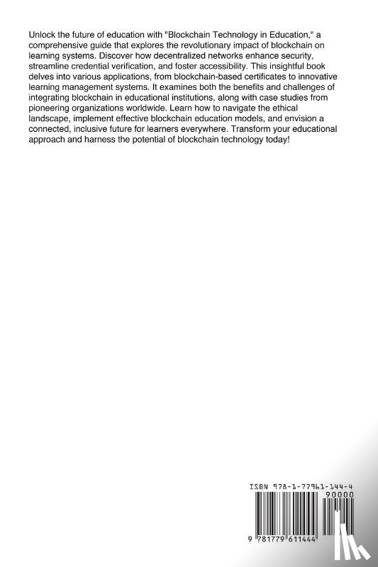 Franklin, Edward - Advancements in Educational Methods involving Blockchain Teaching Methods