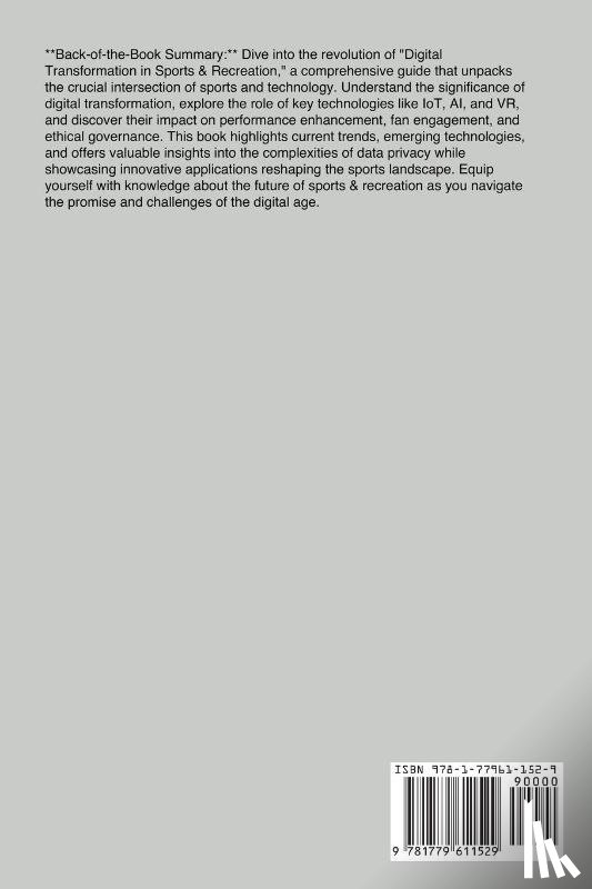 Fawn, Ursula - Digital Transformation in Sports & Recreation