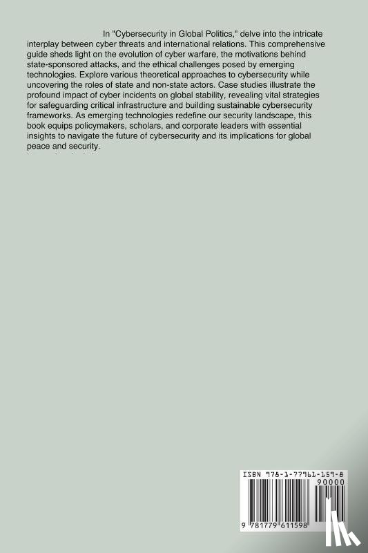 Kathy, Black Hat - Cybersecurity in Global Politics