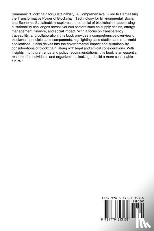 Berry, Roland - Blockchain Sustainability