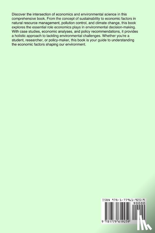 Dennis, Megan - Economic Factors in Environmental Science