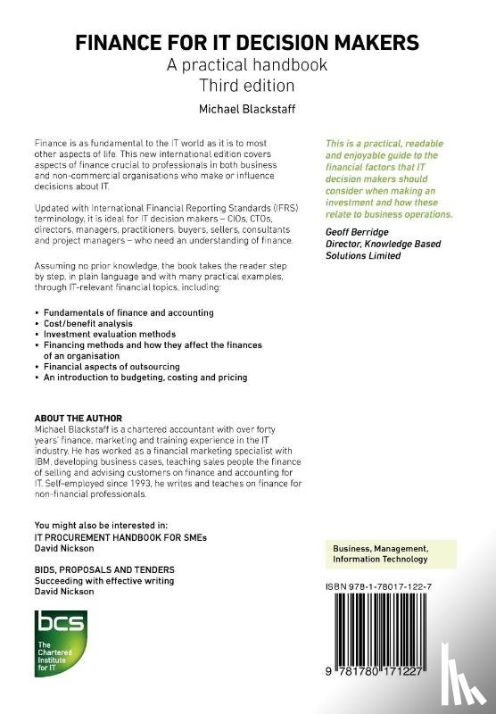 Blackstaff, Michael - Finance for IT Decision Makers