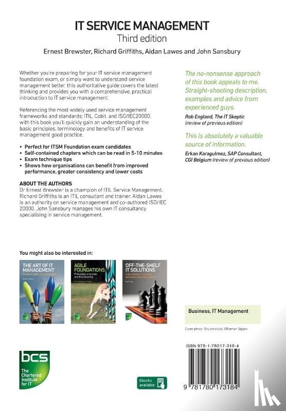 Sansbury, John, Brewster, Ernest, Lawes, Aidan, Griffiths, Richard - IT Service Management