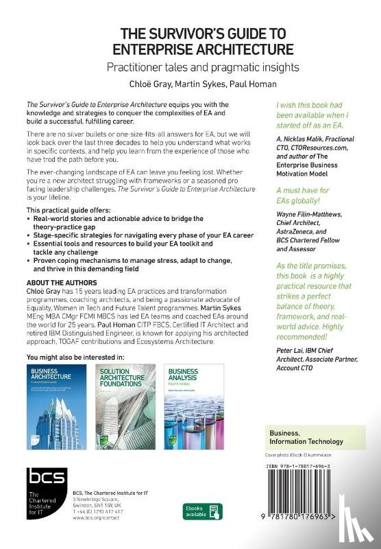 Gray, Chloe, Sykes, Martin, Homan, Paul - The Survivor's Guide to Enterprise Architecture