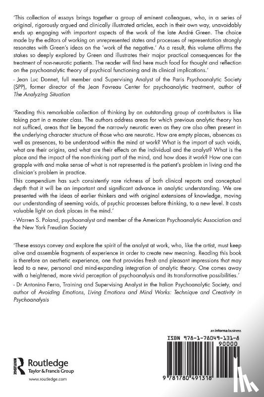  - Unrepresented States and the Construction of Meaning