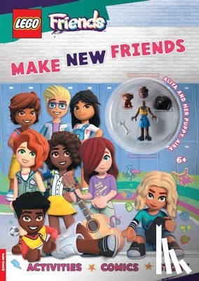 LEGO®, Buster Books - LEGO® Friends: Make New Friends Activity Book (with Aliya mini-doll and Aira puppy)