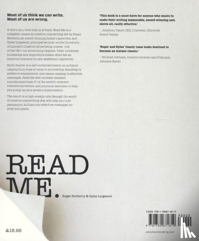 Horberry, Roger, Lingwood, Gyles - Read Me
