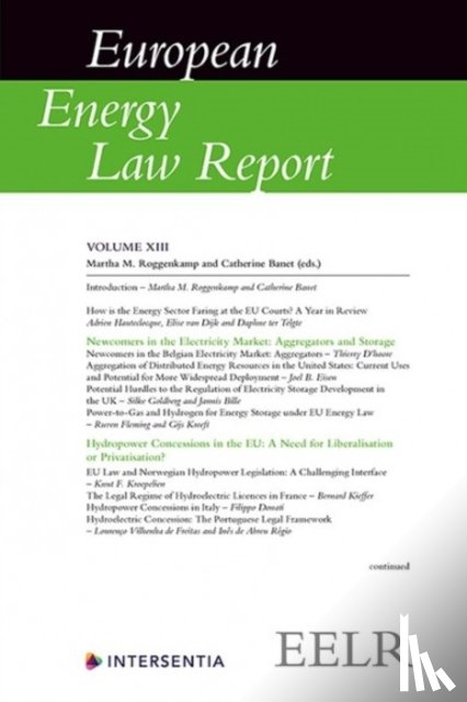  - European Energy Law Report XIII