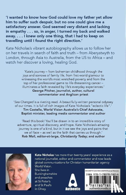 Nicholas, Kate - Sea Changed: Coming Home, Healing and Being at Peace with God