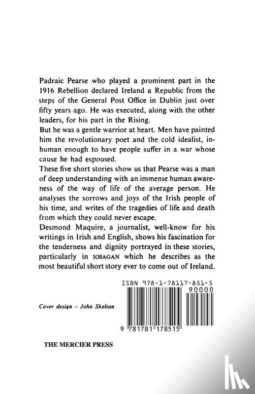 Pearse, Mr Patrick - Short Stories of Padraig Pearse: The Easter Rising Hero of 1916
