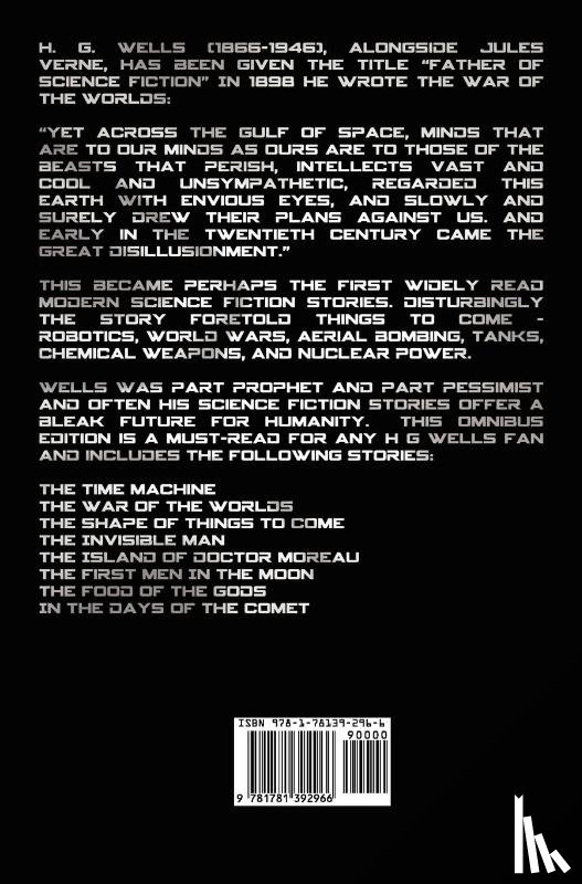 Wells, H G - H G Wells Science Fiction Omnibus, (Unabridged) the Time Machine, the War of the Worlds, the Shape of Things to Come, the Invisible Man, the Island of