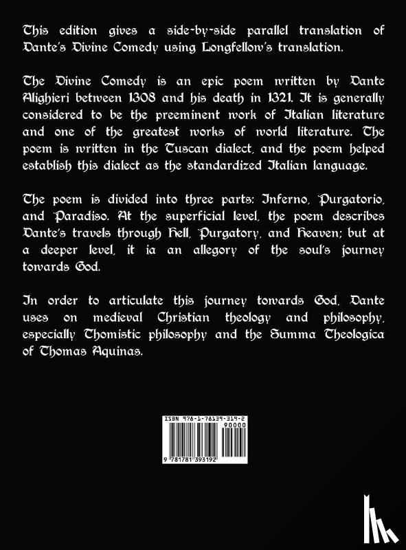 Alighieri, Dante - The Divine Comedy / La Divina Commedia - Parallel Italian / English Translation