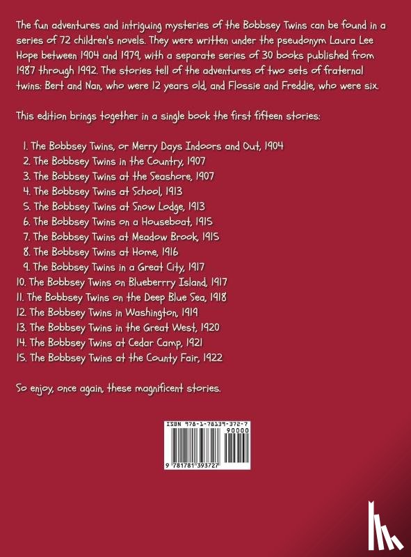 Hope, Laura Lee - The Bobbsey Twins