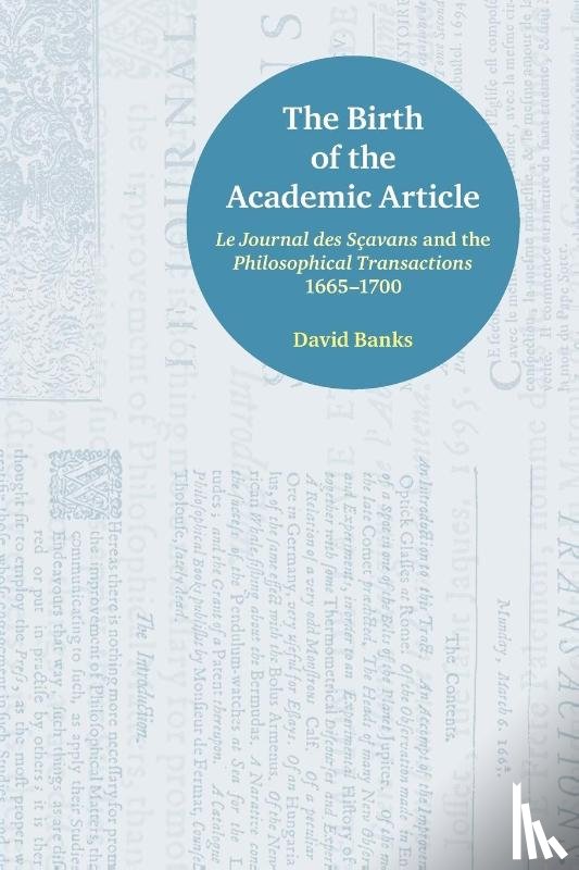 Banks, David - The Birth of the Academic Article