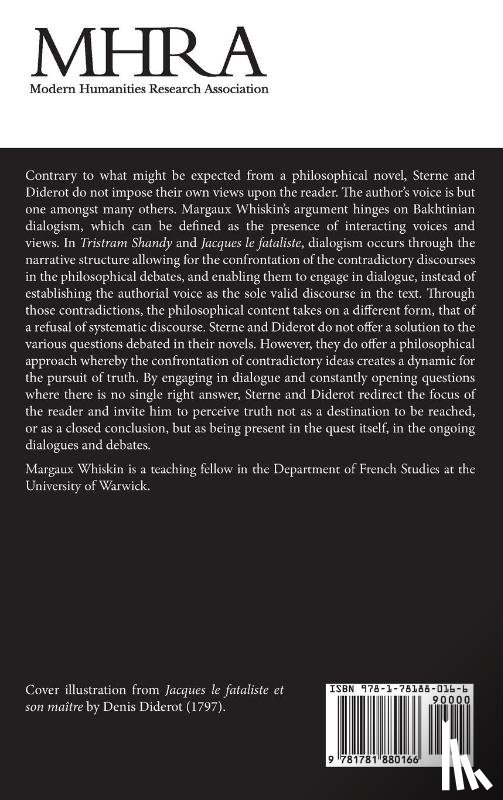 Whiskin, Margaux - Narrative Structure and Philosophical Debates in Tristram Shandy and Jacques le fataliste