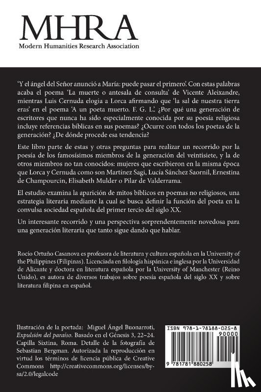 Ortuno Casanova, Rocio - Mitos Cristianos En La Poesia del 27