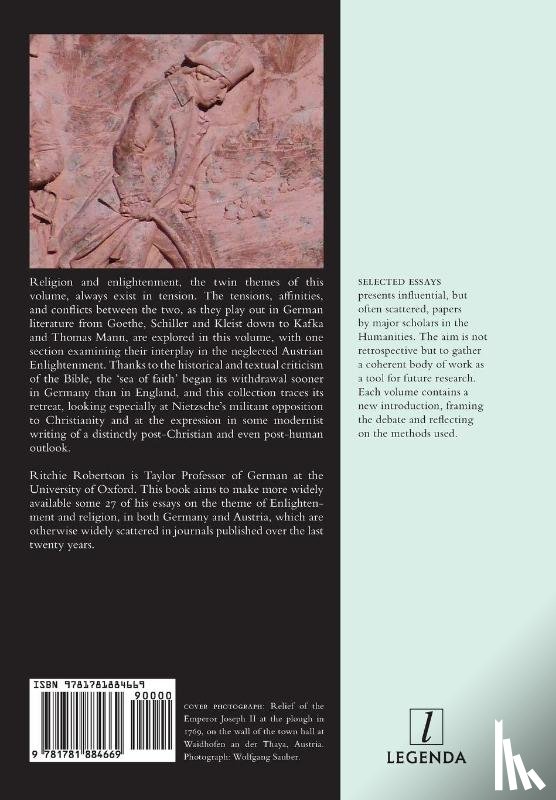 Robertson, Ritchie - Enlightenment and Religion in German and Austrian Literature