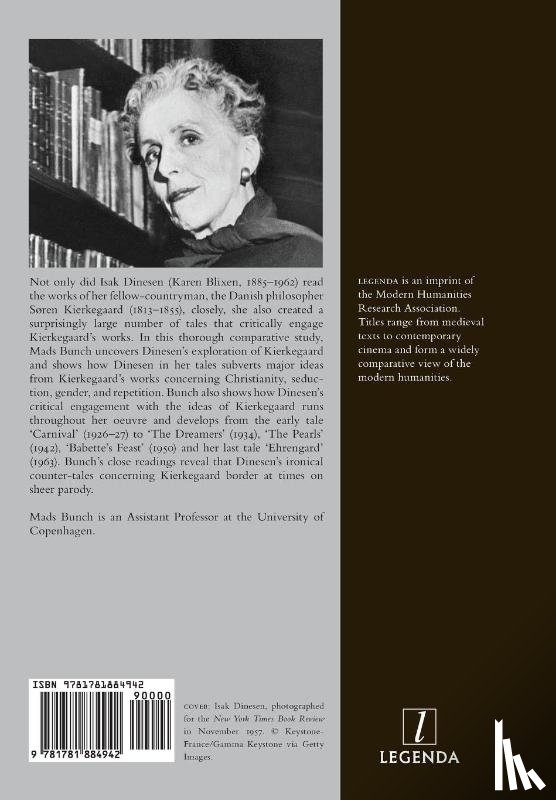 Bunch, Mads - Isak Dinesen Reading Soren Kierkegaard