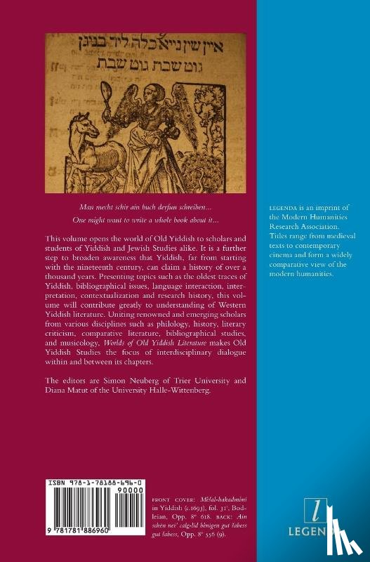  - Worlds of Old Yiddish Literature