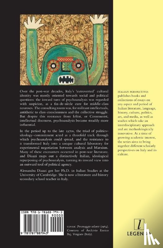 Diazzi, Alessandra - Psychoanalysis, Ideology and Commitment in Italy 1945-1975