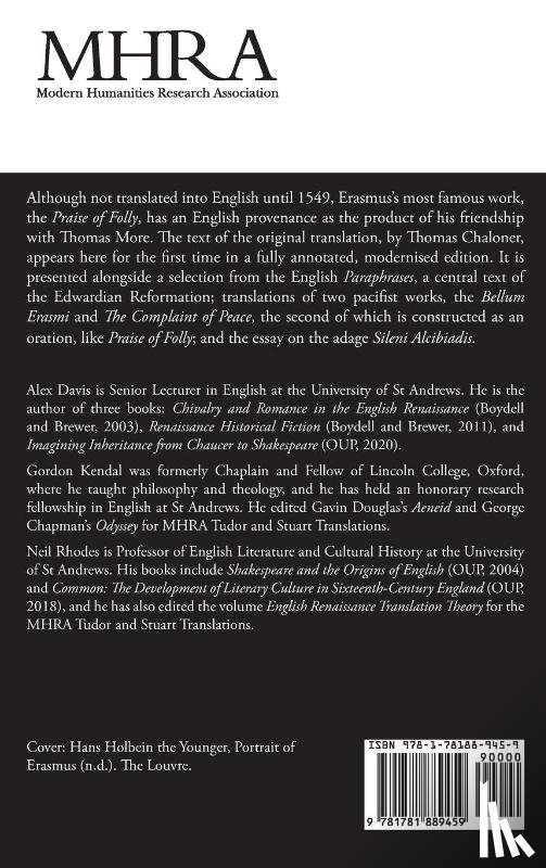  - Erasmus in English, 1523-1584