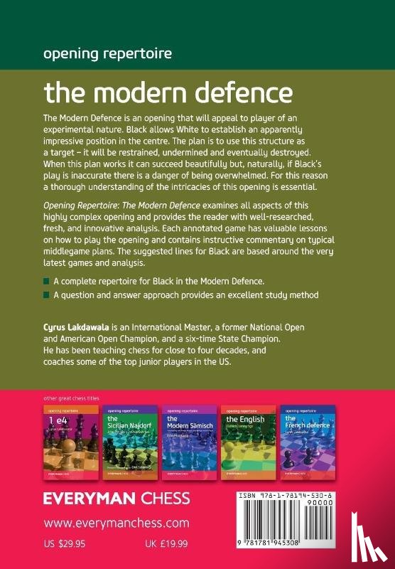 Lakdawala, Cyrus - Opening Repertoire: The Modern Defence