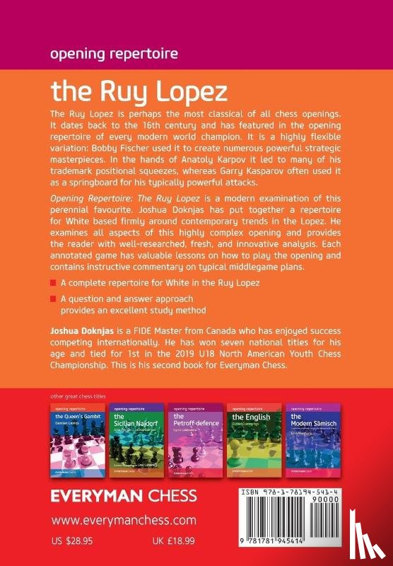 Doknjas, Joshua - Opening Repertoire: The Ruy Lopez