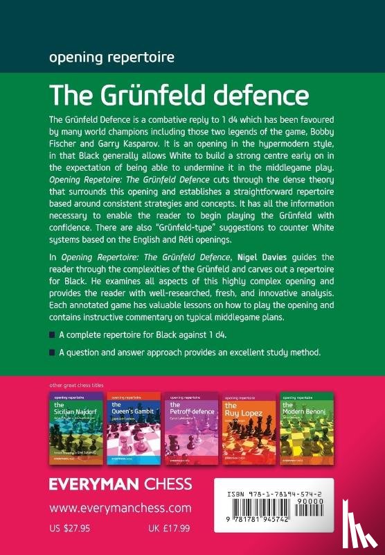 Davies, Nigel - Opening Repertoire: The Grunfeld Defence