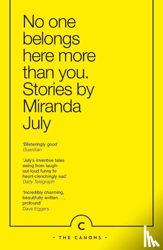 July, Miranda - No One Belongs Here More Than You