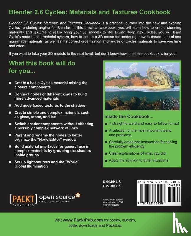 Valenza, Enrico - Blender 2.6 Cycles: Materials and Textures Cookbook