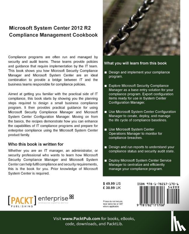 Baumgarten, Andreas, Isherwood, Ronnie, Roesner, Susan - Microsoft System Center 2012 R2 Compliance Management Cookbook