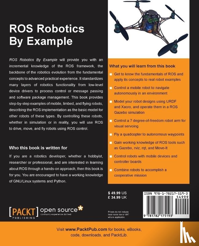Fairchild, Carol, Harman, Dr. Thomas L. - ROS Robotics By Example