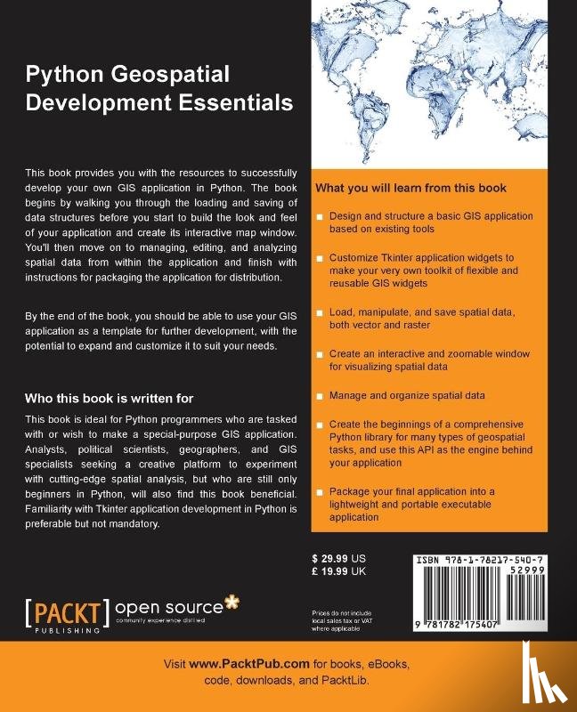Bahgat, Karim - Python Geospatial Development Essentials